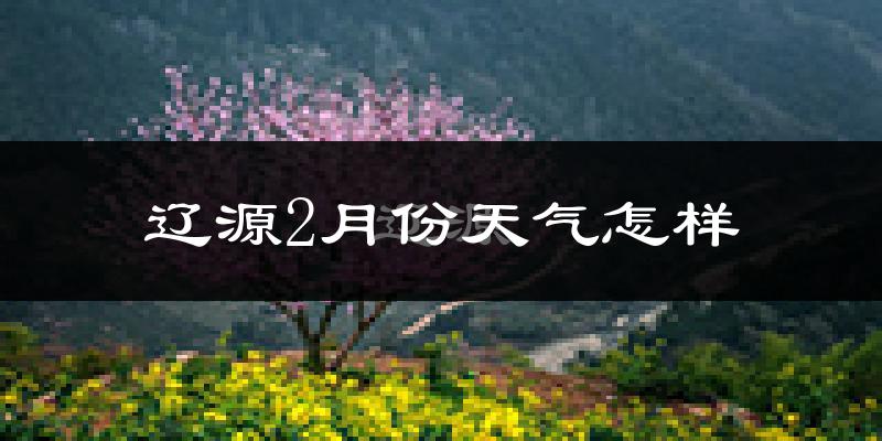 辽源市2月份天气如何?很冷吗?