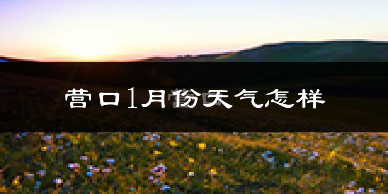 营口市1月份天气如何?很冷吗?