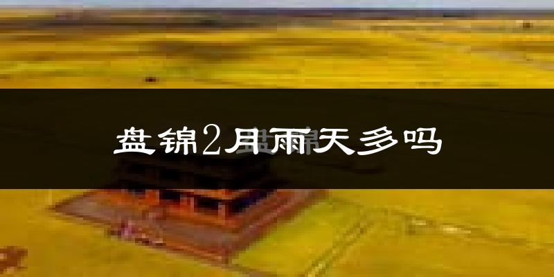 盘锦2月雨天多吗?
