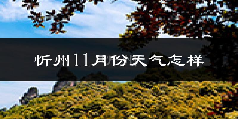 忻州11月份天气怎样?忻州十一月冷吗?