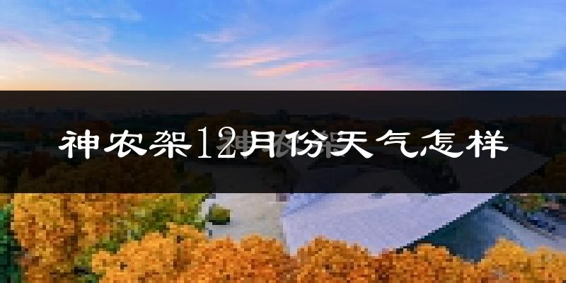 神农架12月份天气怎样?神农架十二月冷不冷?