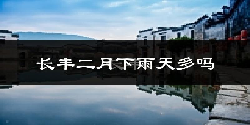 长丰二月下雨天多吗?长丰2月份降雨量多少?