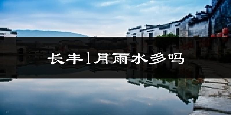 长丰1月雨水多吗?