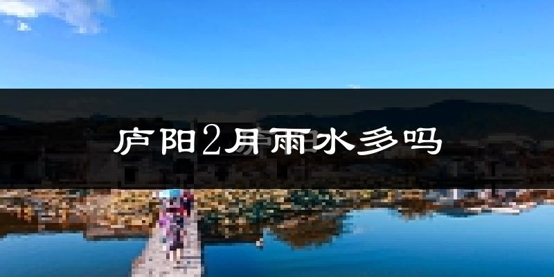 庐阳2月雨水多吗?