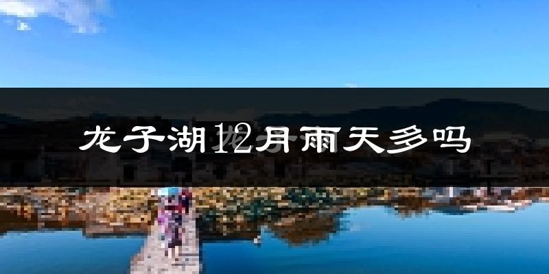 龙子湖12月雨天多吗?