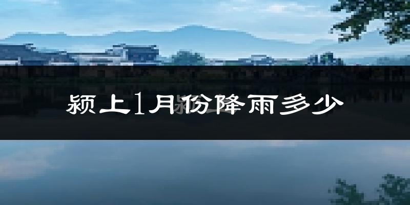 颍上1月份降雨多少?