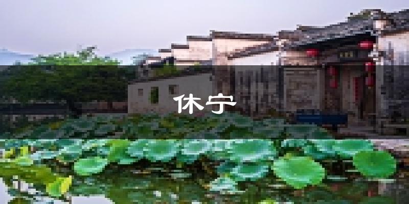 休宁天气预报未来一周