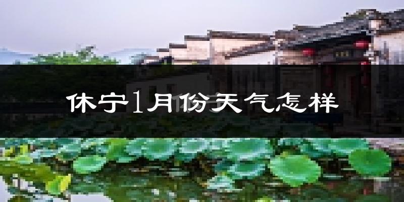 休宁县1月份天气如何?很冷吗?