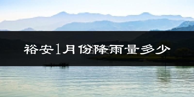 裕安1月份降雨量多少?裕安一月下雨多吗?