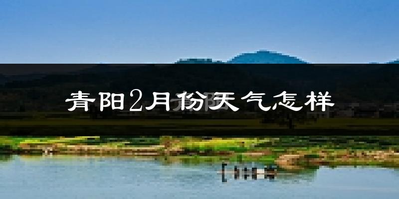 青阳县2月份天气如何?很冷吗?