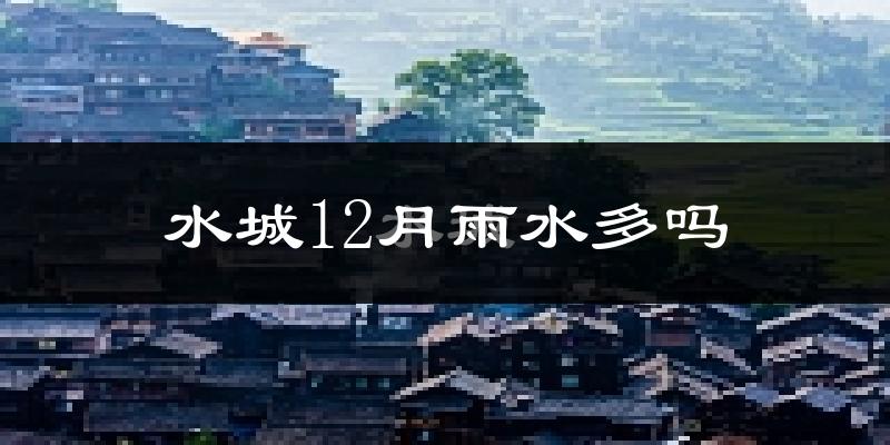 水城12月雨水多吗?