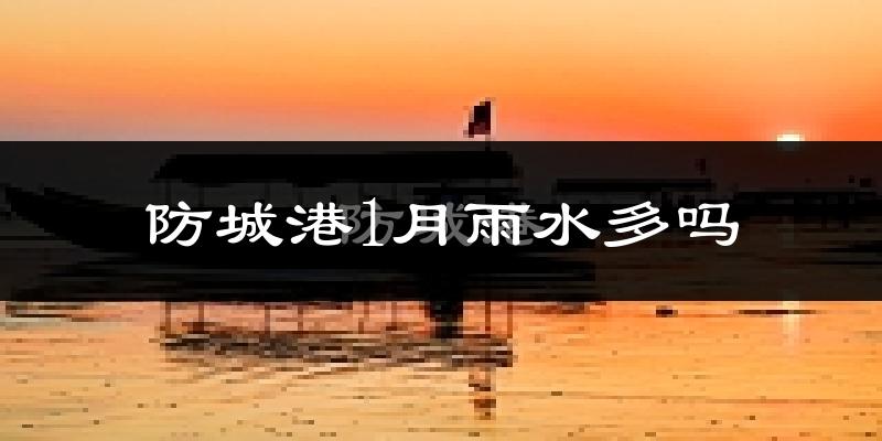 防城港1月雨水多吗?